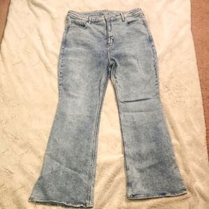 Old Navy Women's Light Blue Flare Jeans
